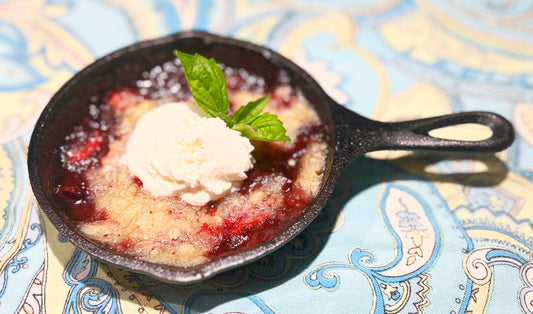 Strawberry Basil Crumble