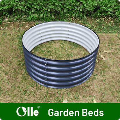 Olle Gardens 17" Tall x 42" Round Raised Garden Bed