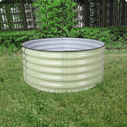 Olle Gardens 17" Tall x 42" Round Raised Garden Bed