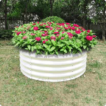 Olle Gardens 17" Tall x 42" Round Raised Garden Bed