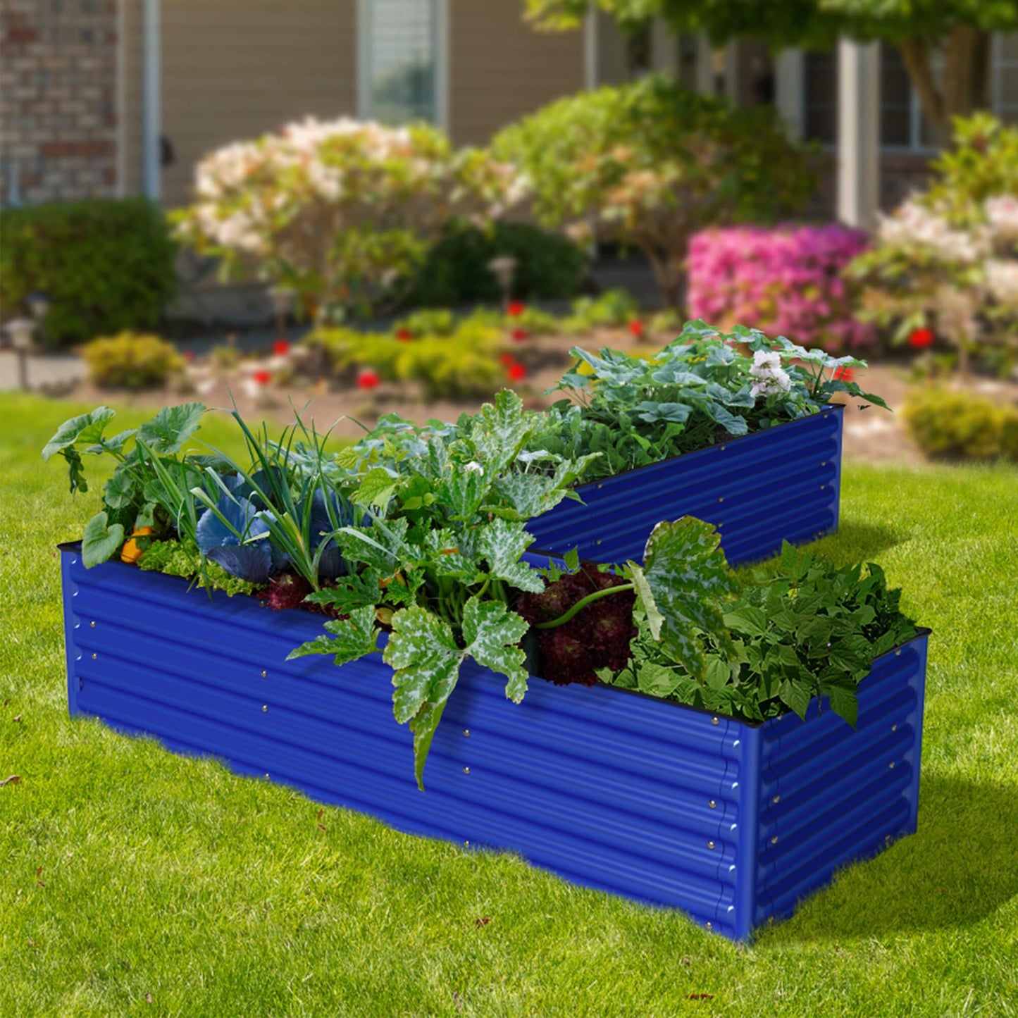 Olle Gardens 17" Tall "L" Shape Infinity Raised Garden Bed