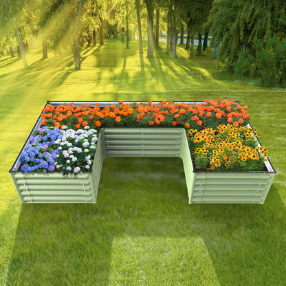 Olle Gardens 17" Tall "U" Shape Infinity Raised Garden Bed